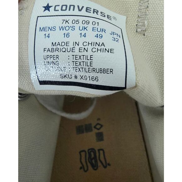 SINGLE LEFT SHOE Converse All Star Chuck Taylor Men's 14 Black Canvas Sneaker - Picture 10 of 10